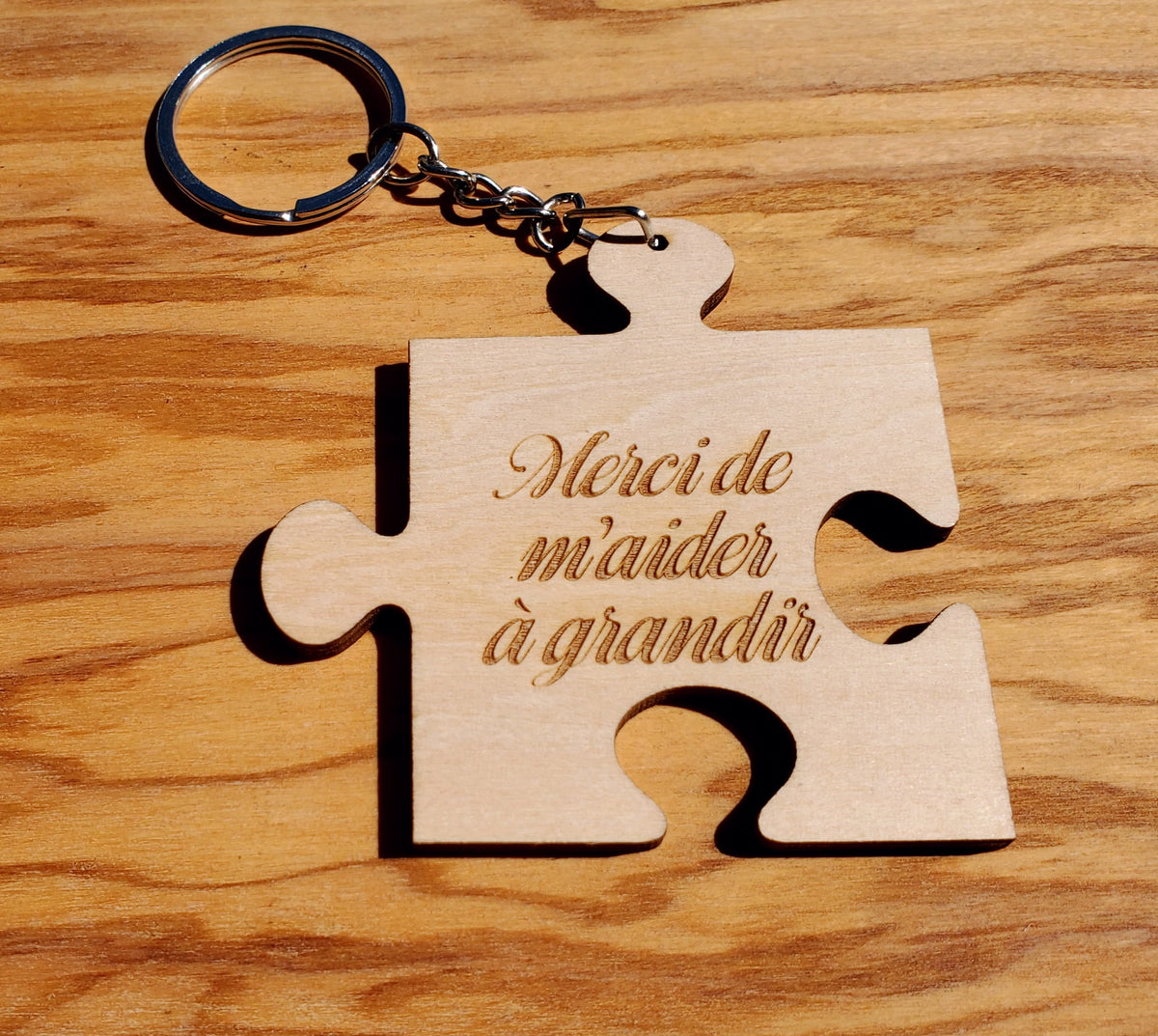 Porte clé en bois