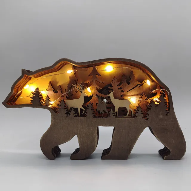 Figurine animal 3D .Led