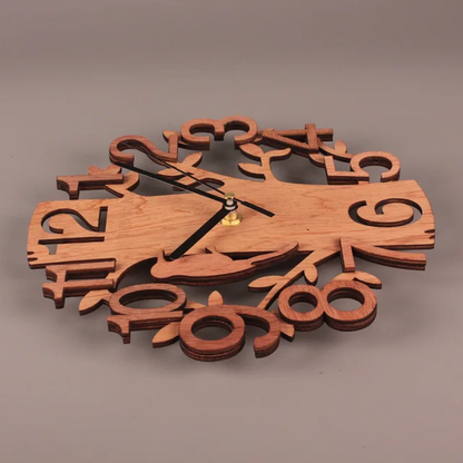 Horloge en bois