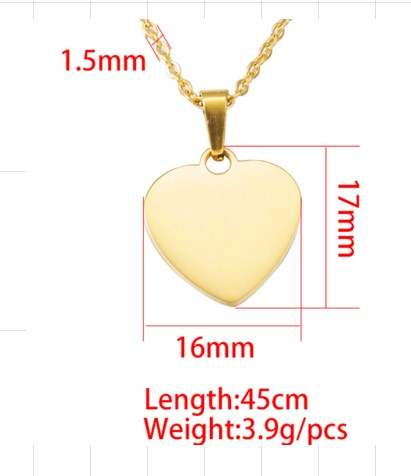 Collier coeur(réception non garantie pour Noël)