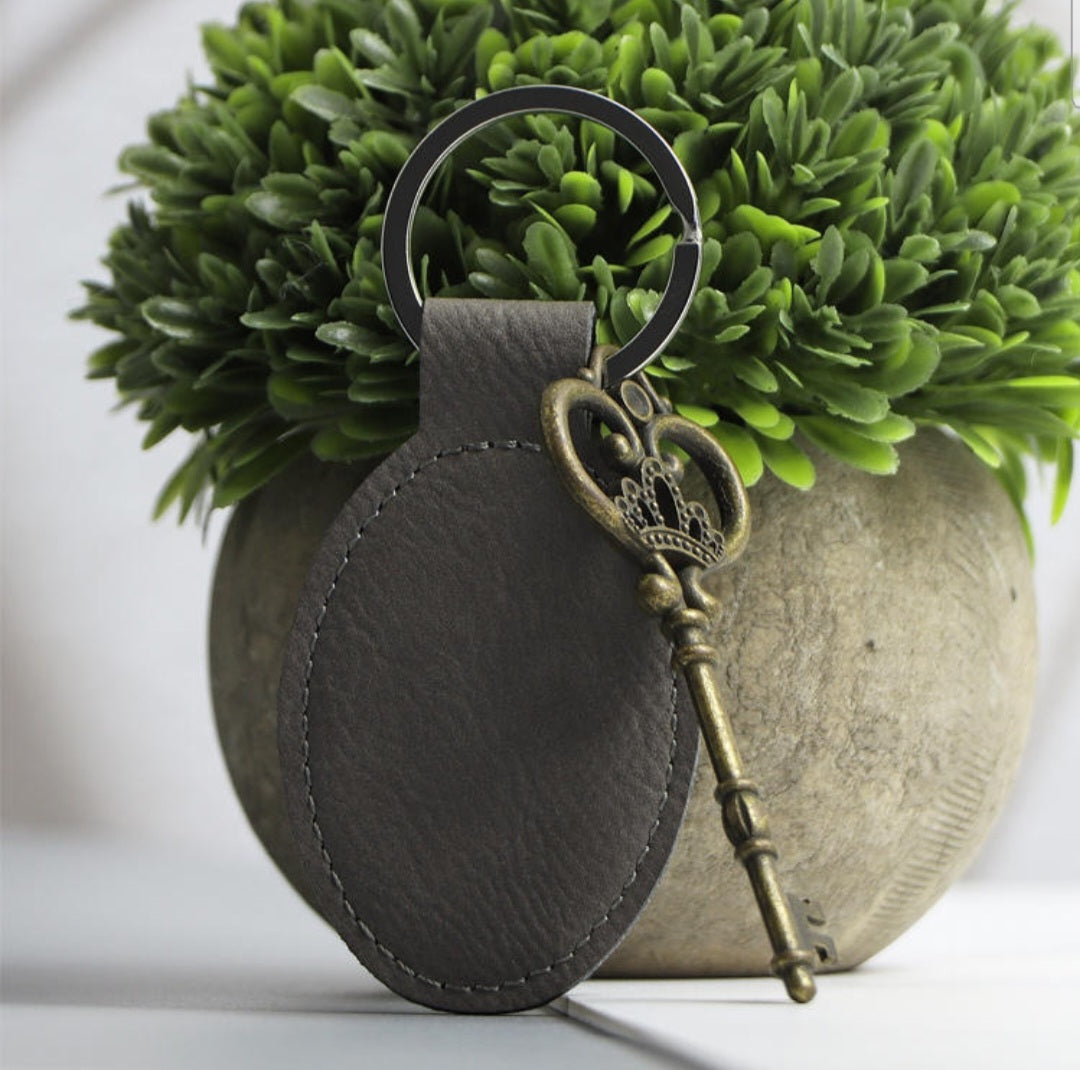 Porte clés cuir