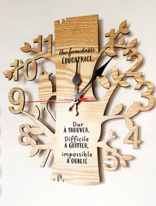 Horloge personnalisée