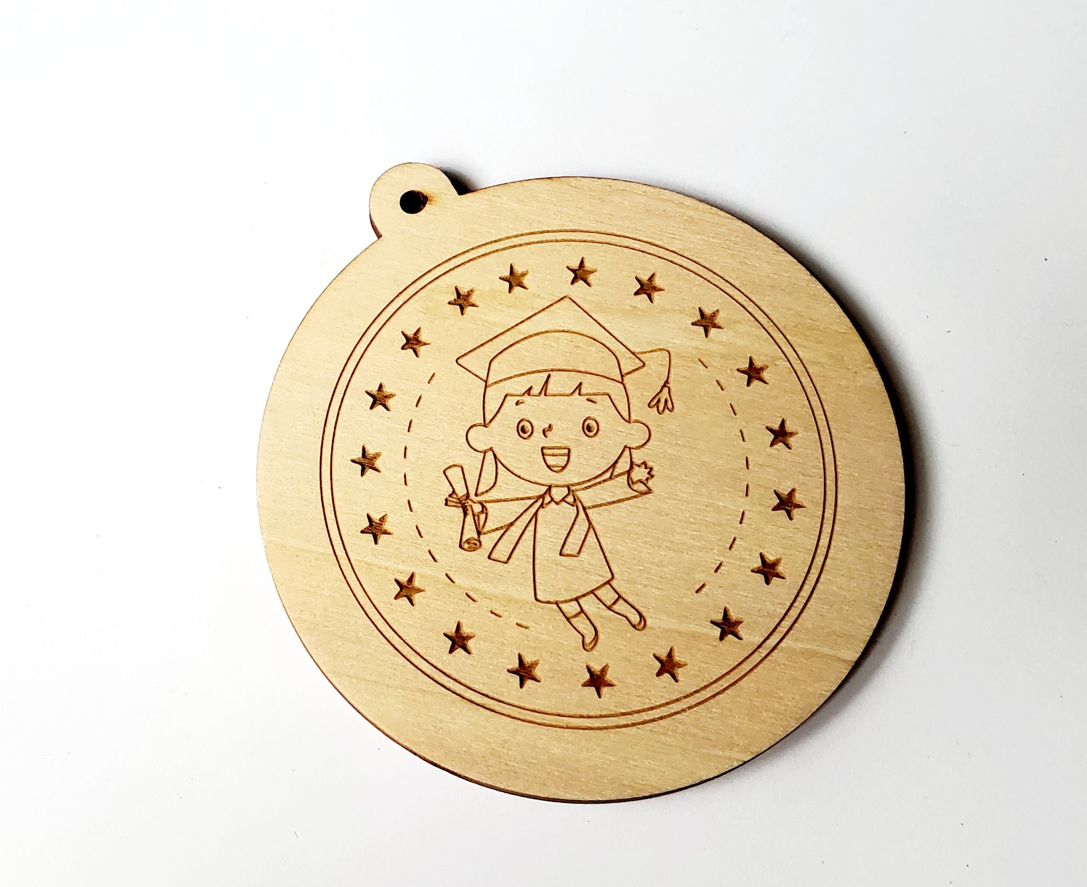 Médaille en bois