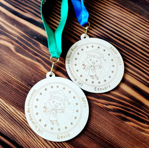 Médaille en bois