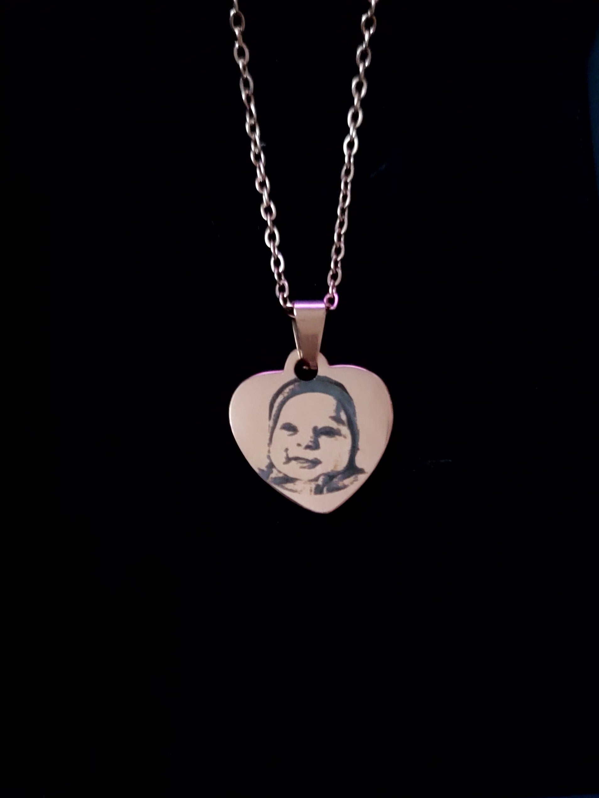 Collier coeur(réception non garantie pour Noël)