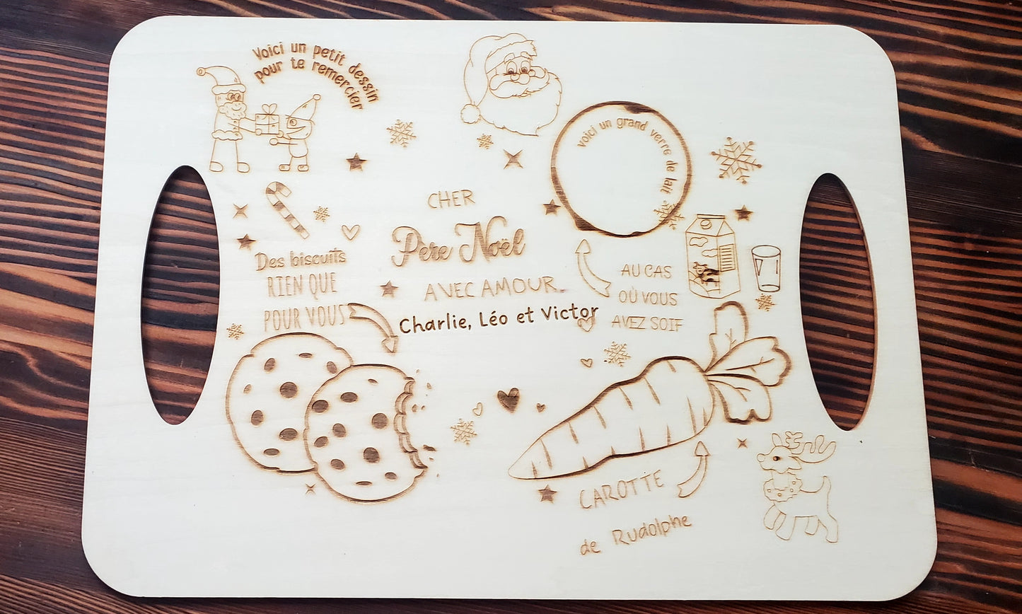 Plateau du père noël