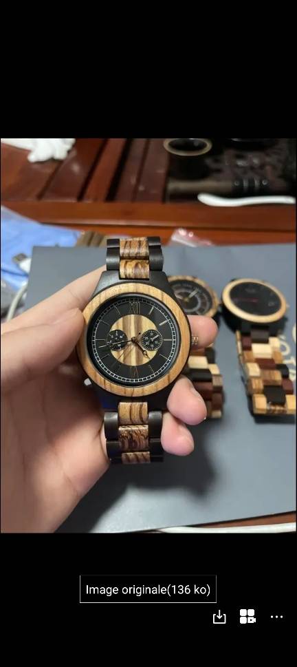Montre bois