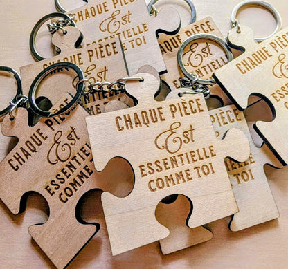 Porte clé en bois