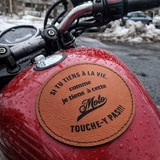 Patch autocollant cuir
