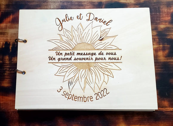 Livre d'or personnalisé