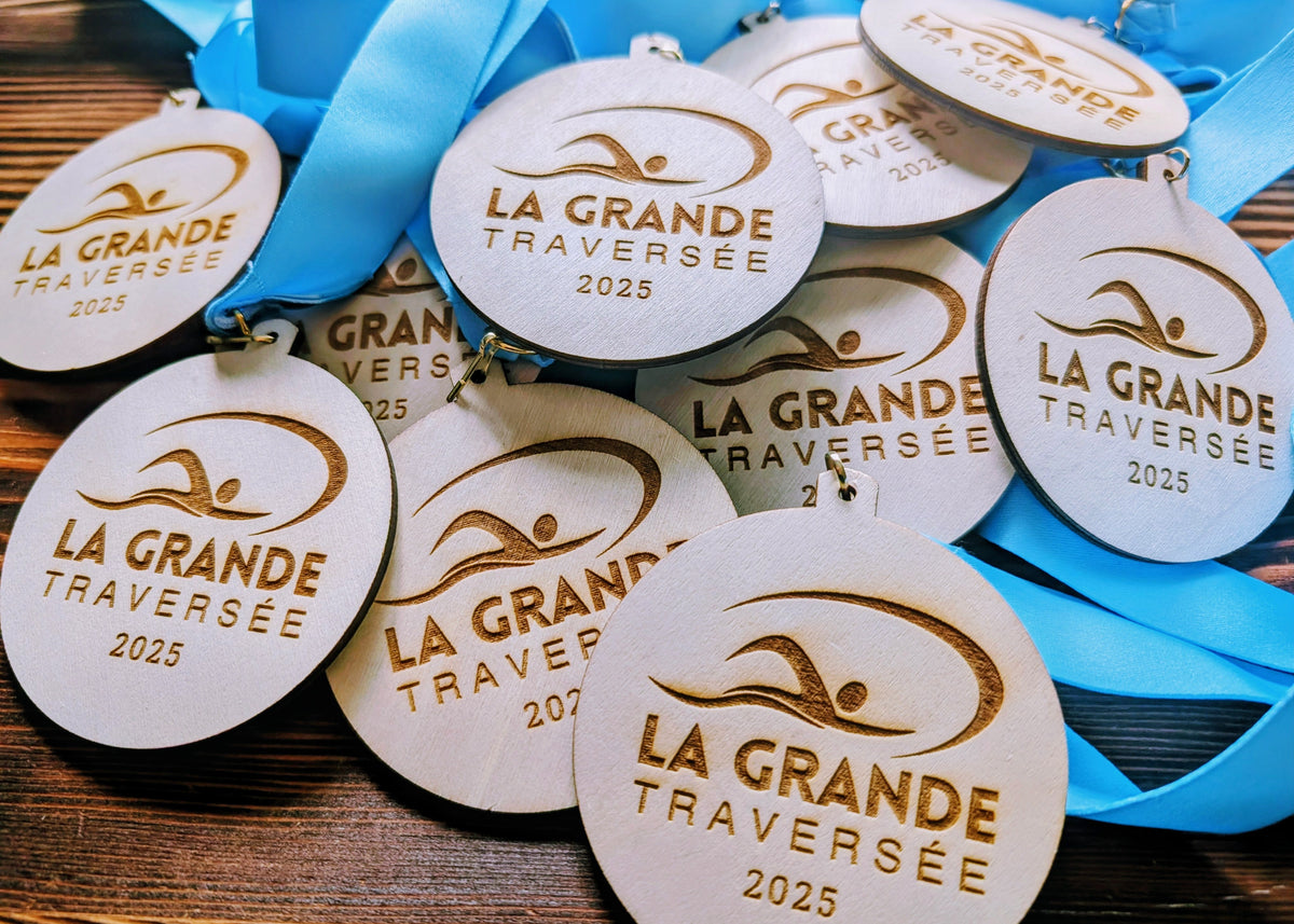 Médaille en bois