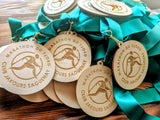 Médaille en bois