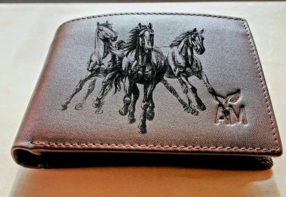 Portefeuille en cuir ANC