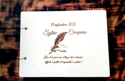 Livre d'or personnalisé