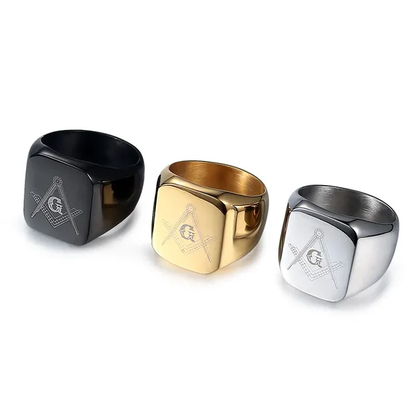 Bague homme plat