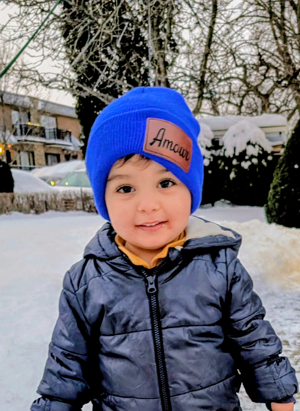 Tuque en tricot personnalisée