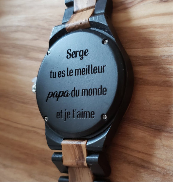 Montre bois