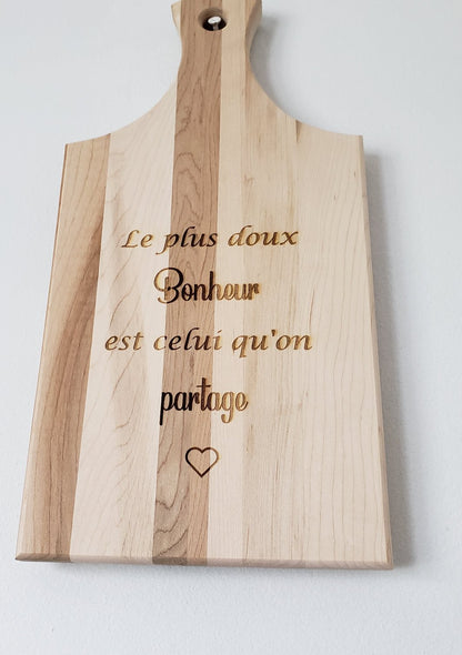 Planches à découper et plateau