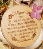 Boite en bambou personnalisée