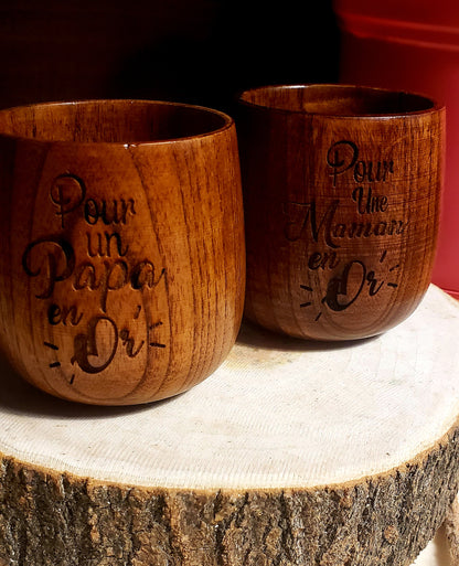 Tasse en bois