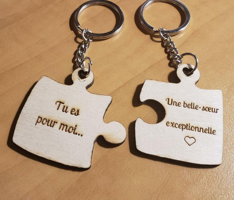 Porte clé en bois