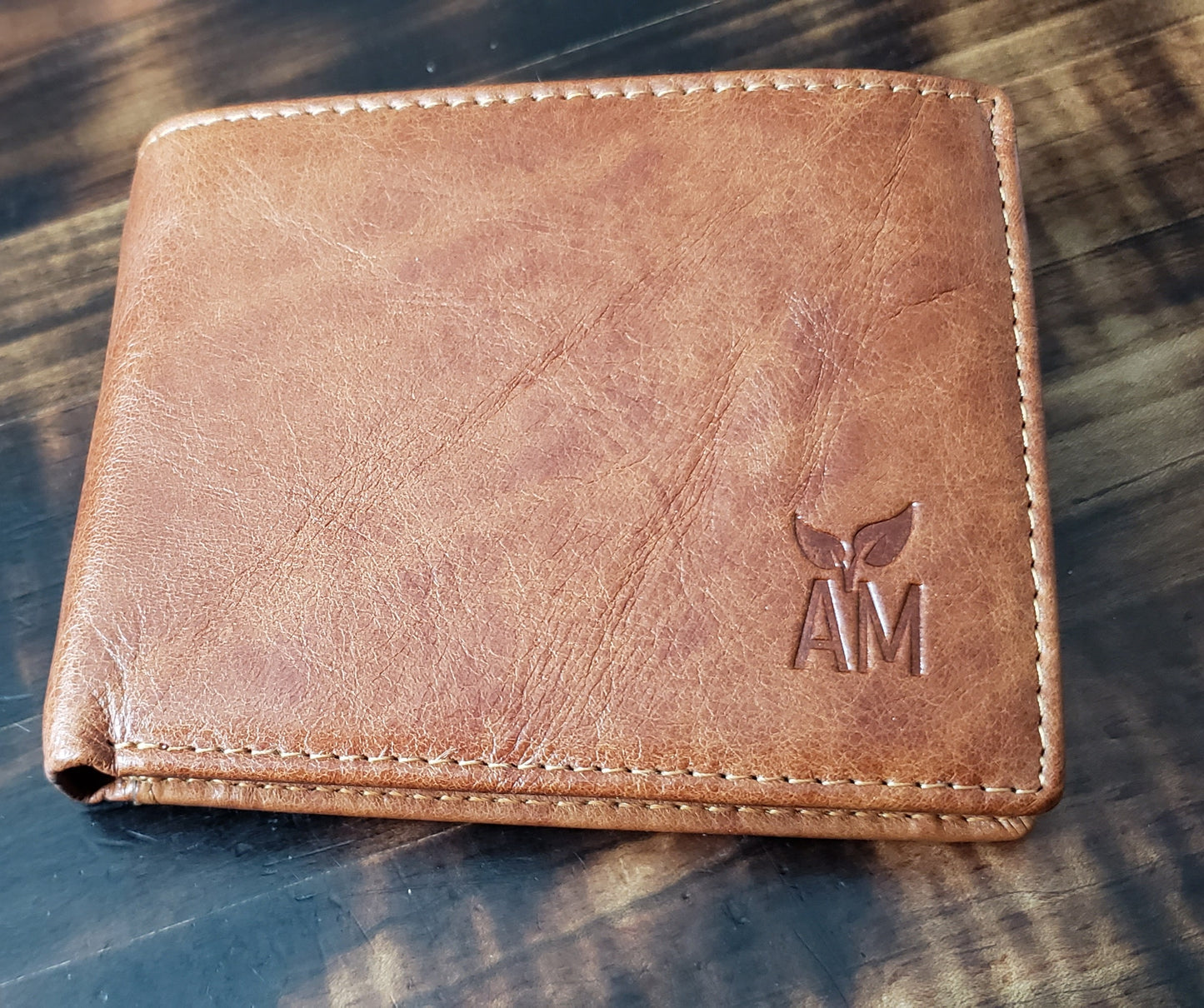 Portefeuille en cuir ANC