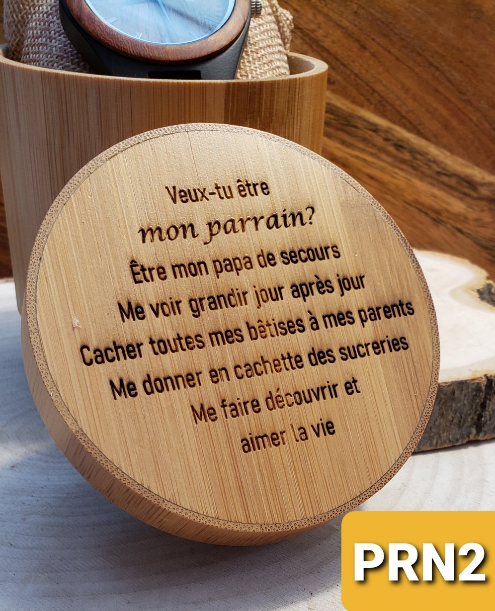 Coffret Dégustation Vin - 2 Verres Cristal + Tire-bouchon Inox - étui Bambou Personnalisable - Cadeau