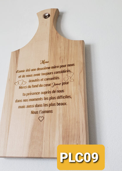 Planches à découper et plateau