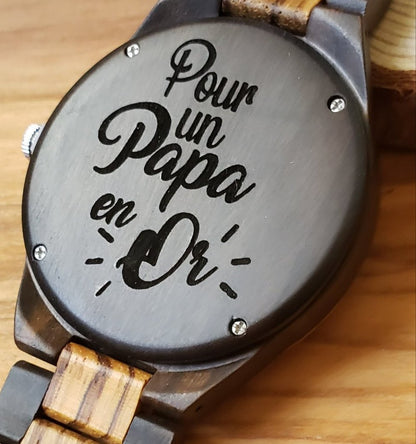 Montre bois