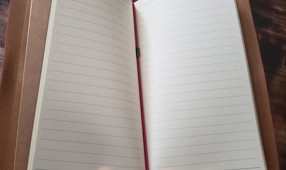 Bloc note en simili cuir