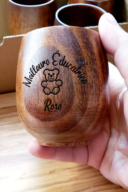 Tasse en bois