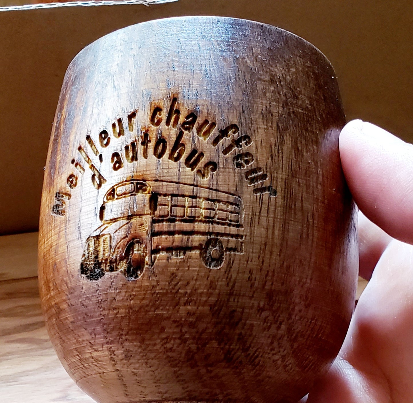 Tasse en bois