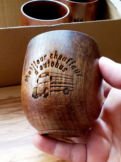 Tasse en bois