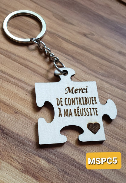 Porte clé en bois