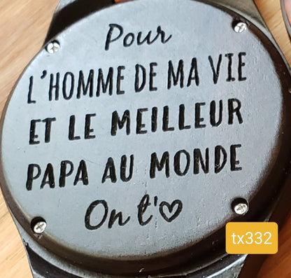 Montre bois
