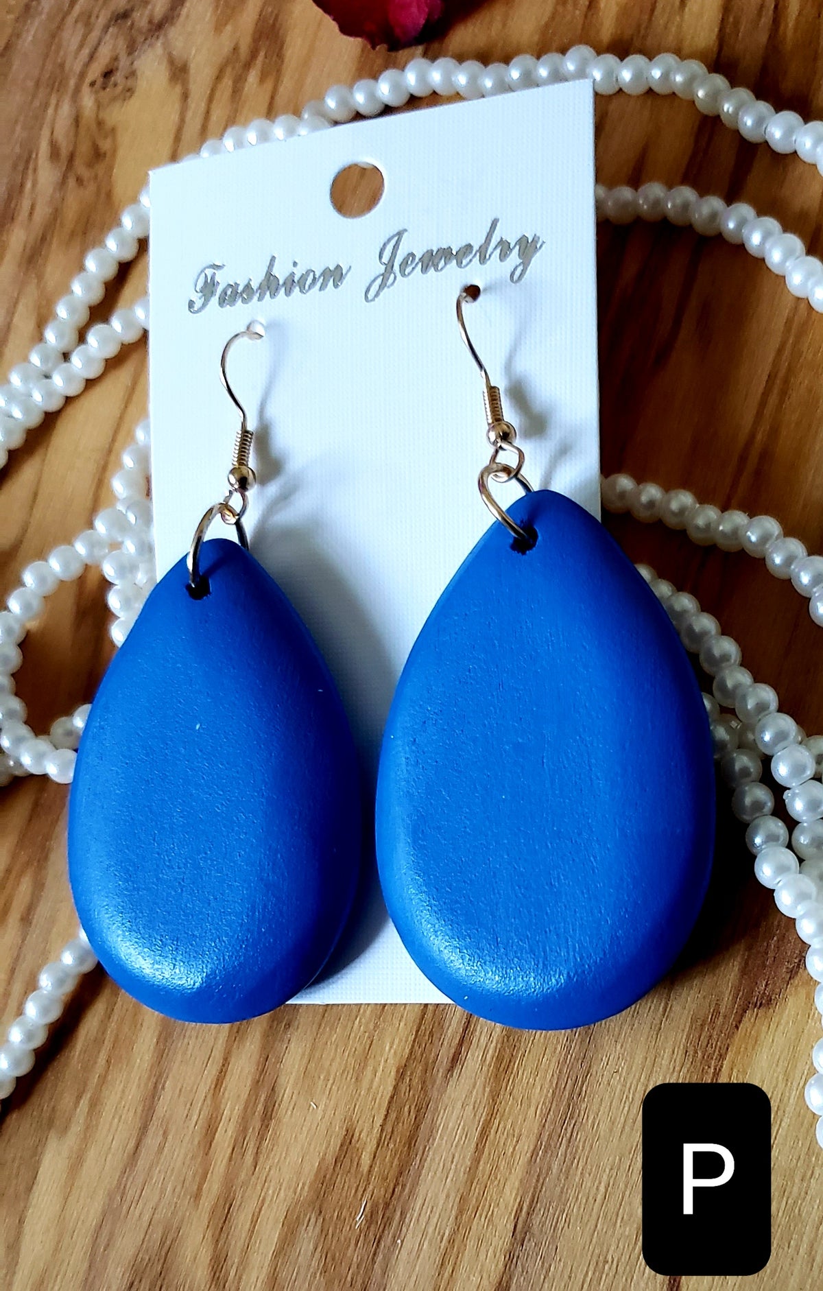Boucles d'oreilles en bois