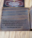 PORTEFEUILLE CUIR CRAZY HORSE (RFID)