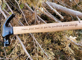 Marteau bois personnalisé