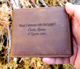 PORTEFEUILLE CUIR CRAZY HORSE (RFID)