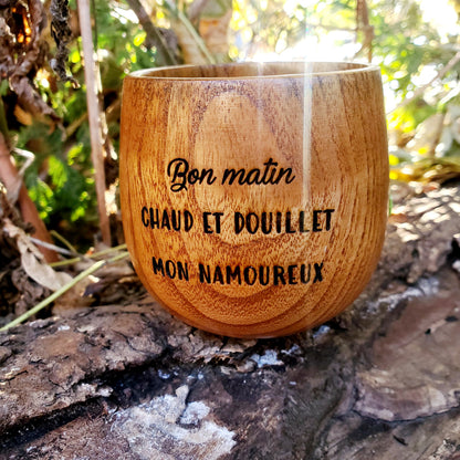 Tasse en bois