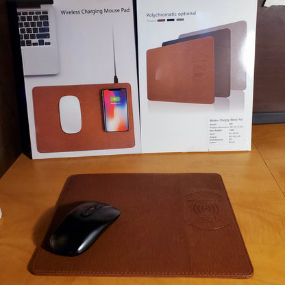 Tapis de souri avec chargeur sans fil