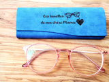 Étui lunettes personnalisé