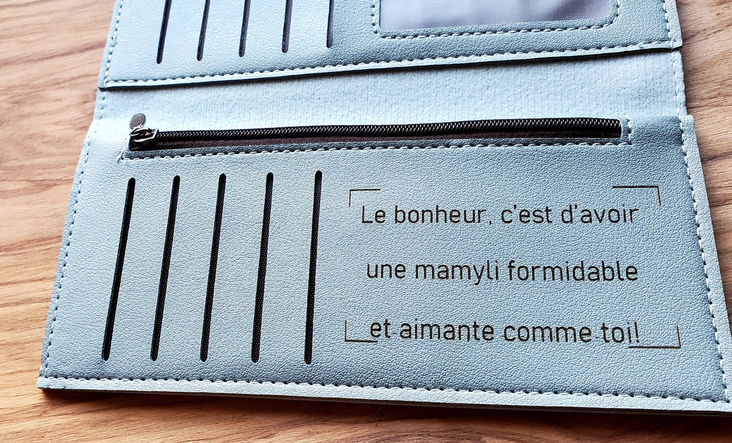 Portefeuille simili cuir pour femme