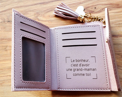 Portefeuille simili cuir pour femme