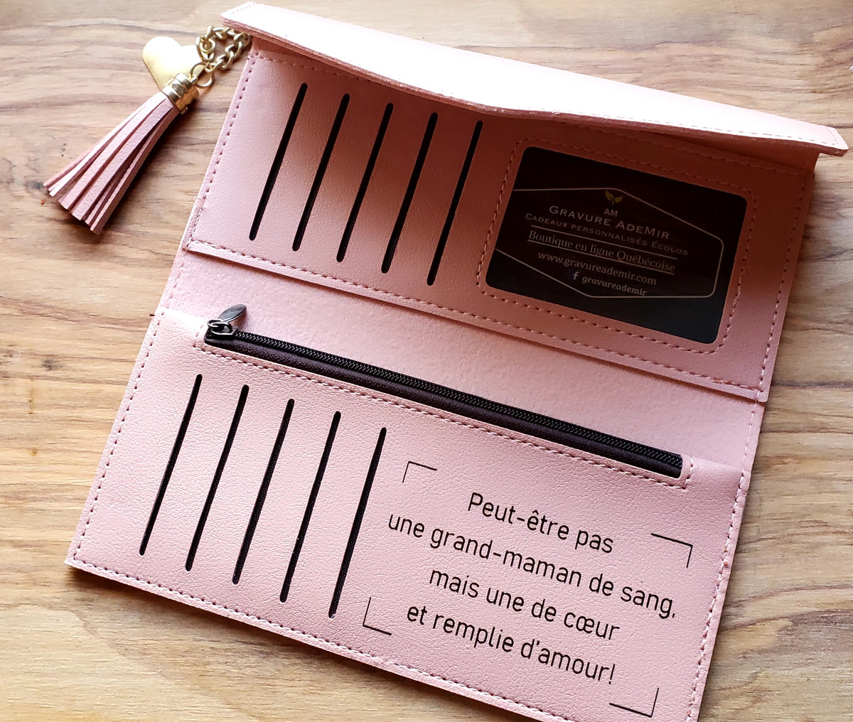 Portefeuille simili cuir pour femme