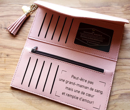Portefeuille simili cuir pour femme