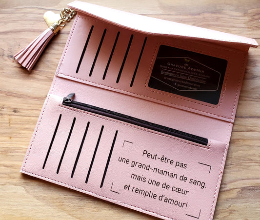 Portefeuille simili cuir pour femme