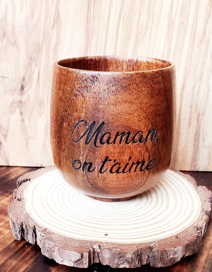 Tasse en bois