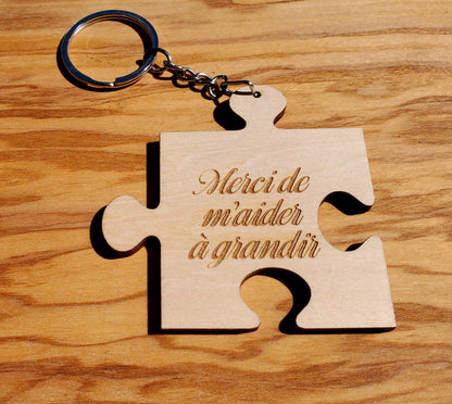 Porte clé en bois
