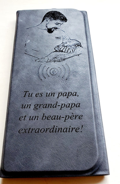 Tapis de souri avec chargeur sans fil